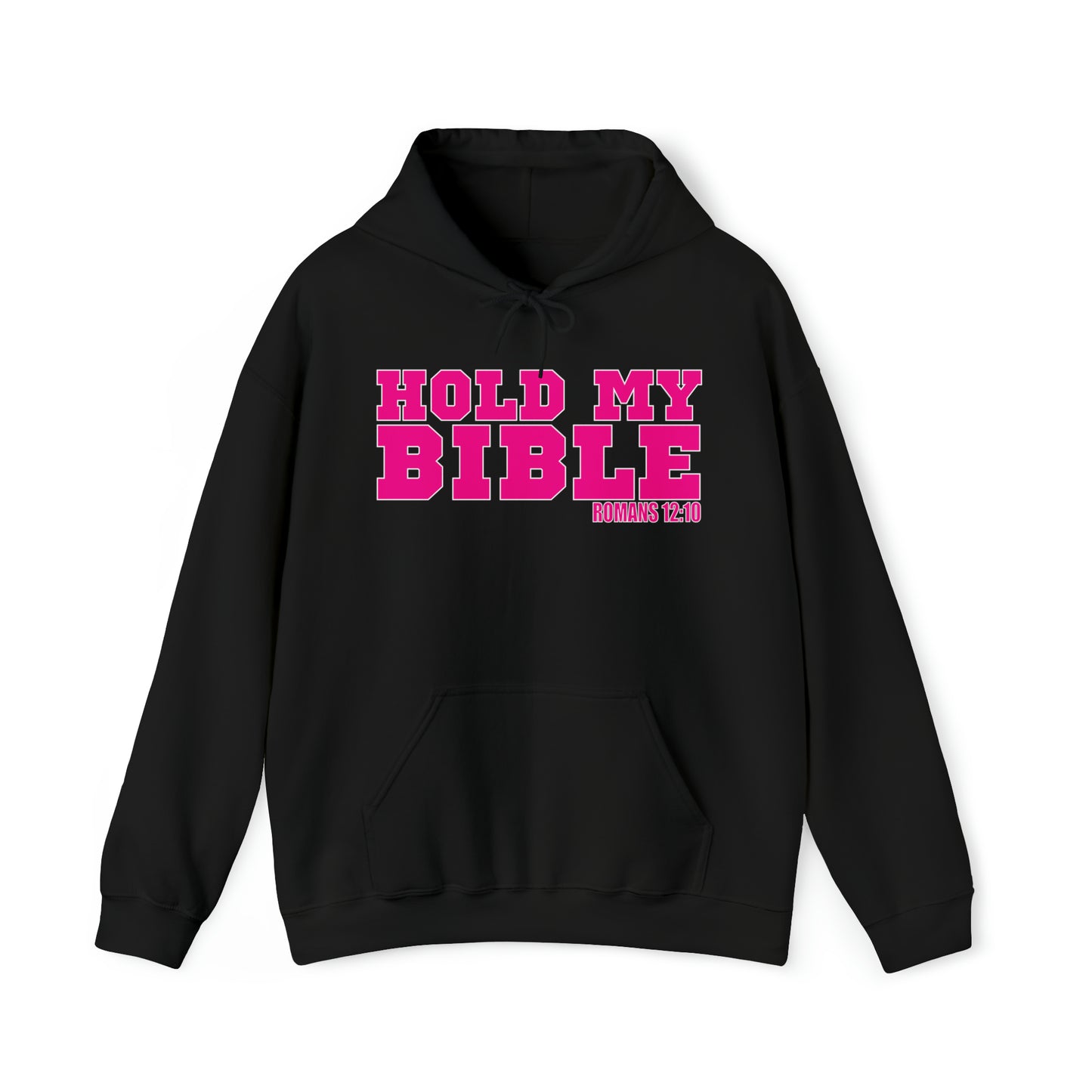 Hold My Bible - Breast Cancer Awareness Edition Heavy Blend™ Hooded Sweatshirt